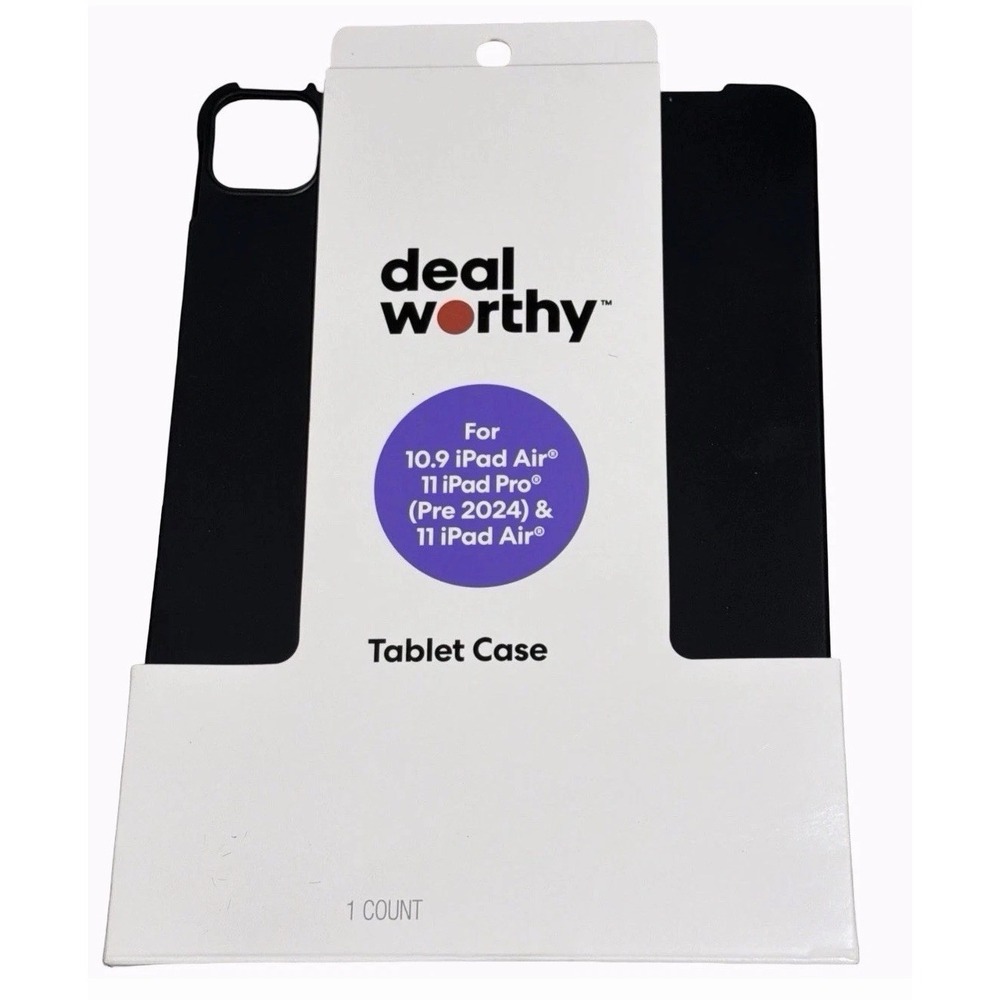 Deal Worthy Black Tablet Case for iPad Air & iPad Pro 11 AAB1-32 NEW